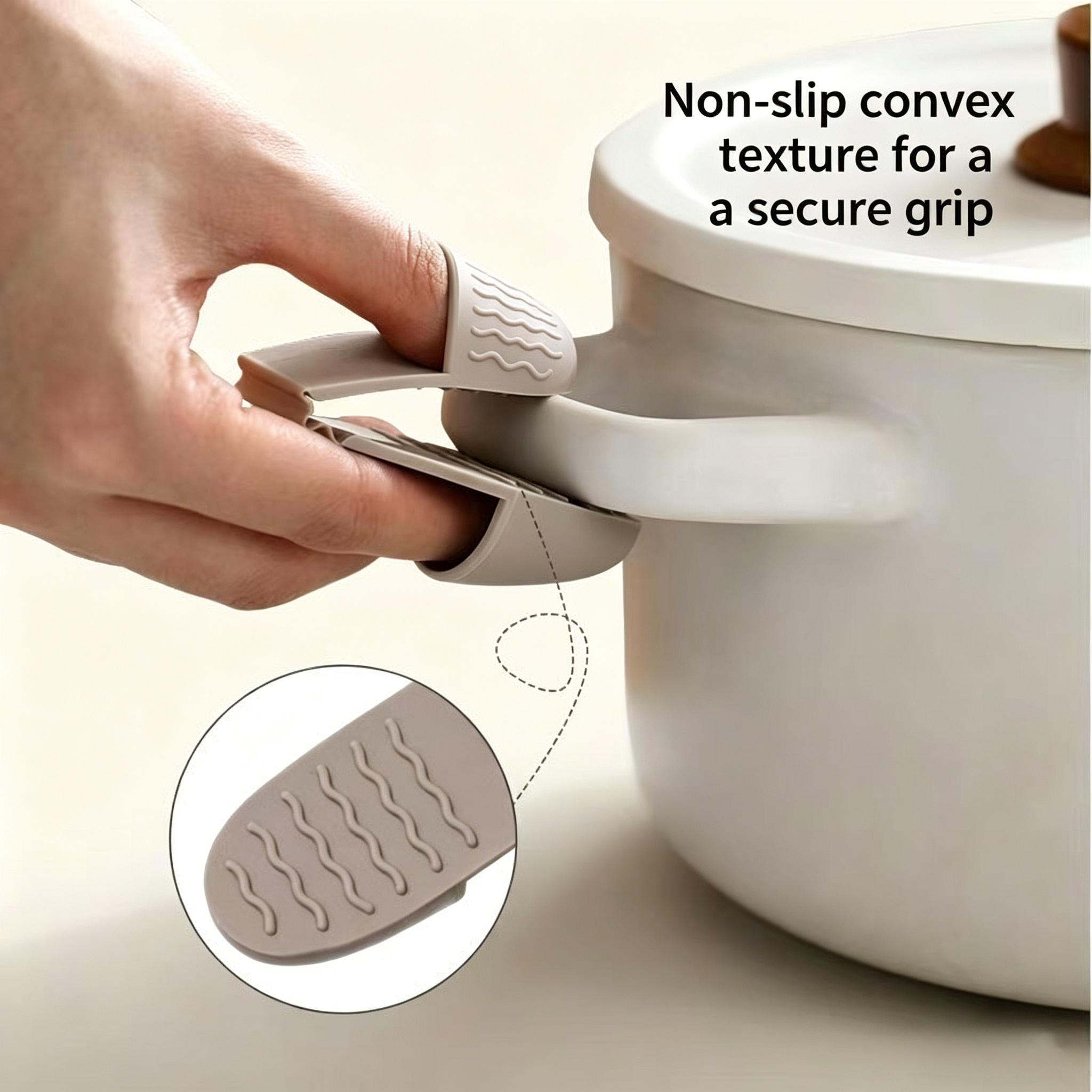 Kitchen Gadgets Built In - Термостойкие перчатки с тремя пальцами, нескользящие