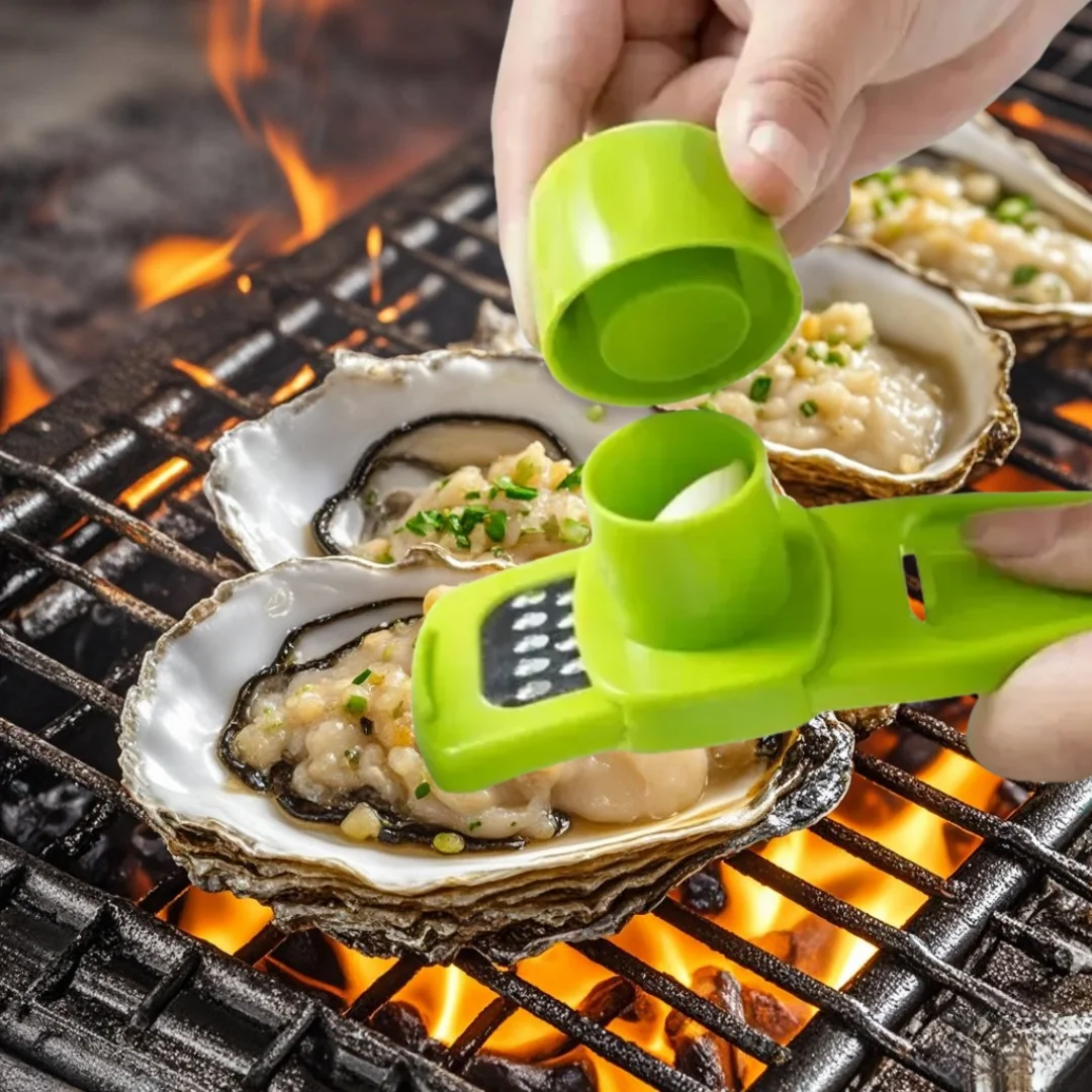 Kitchen Gadgets Green - 1 шт. Мини-измельчитель для чеснока, креативный