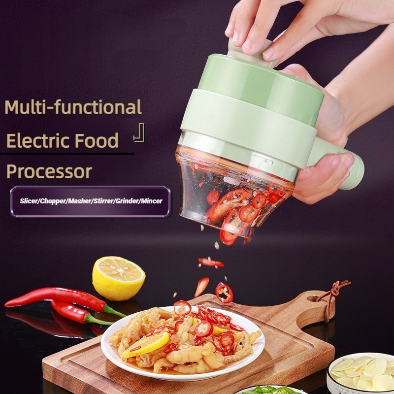 Kitchen Gadgets Gifts - Беспроводной электрический кухонный комбайн, овощерезка, нарезка