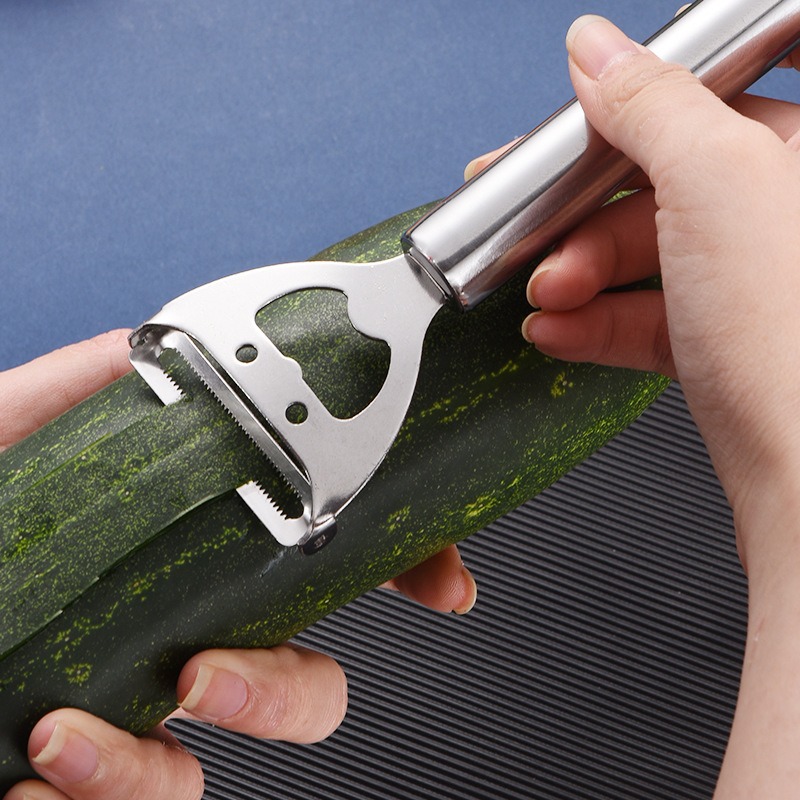 Kitchen Gadgets Built In - Многофункциональная овощечистка 2-в-1 из нержавеющей стали