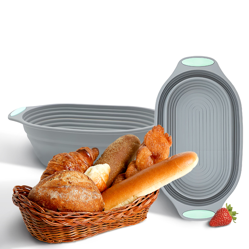 Kitchen Gadgets And Accessories - Складная силиконовая корзина для расстойки теста
