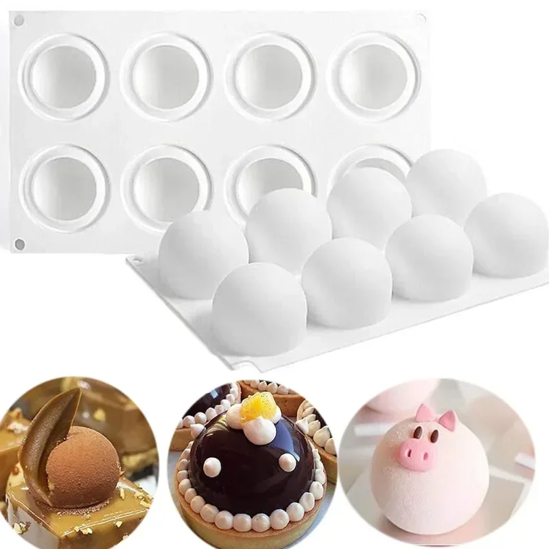 Kitchen Gadgets And Accessories - 3D сферическая силиконовая форма для мусса,