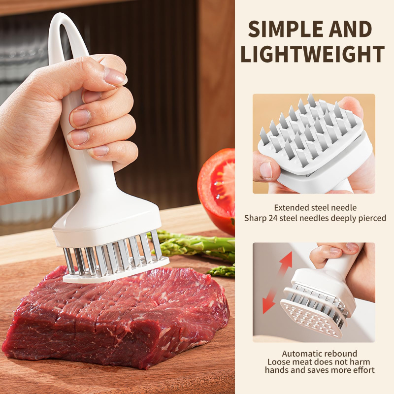 Kitchen Gadgets Of 2025 - 2024 Размягчитель мяса из нержавеющей стали,