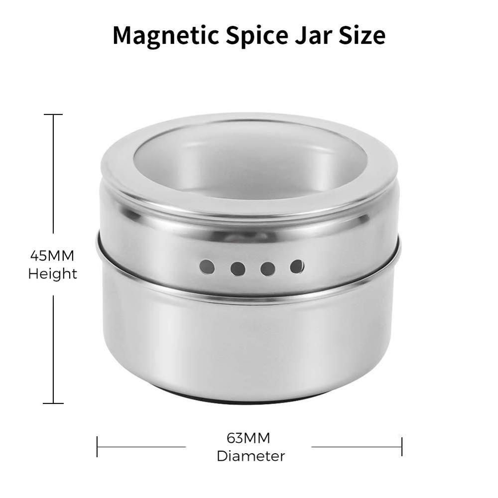 Магнитные Банки для специй LME – обзор и цена Korean Kitchen Gadgets