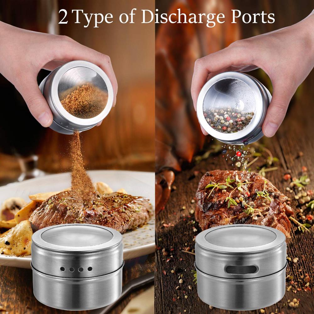 Магнитные Банки для специй LME – обзор и цена Korean Kitchen Gadgets