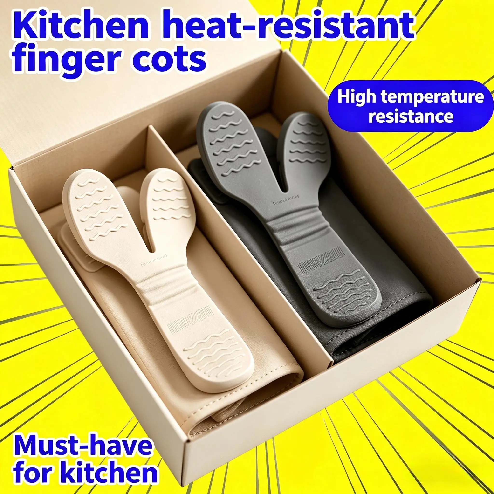 Термостойкие перчатки с тремя  – обзор и цена Kitchen Gadgets Built In