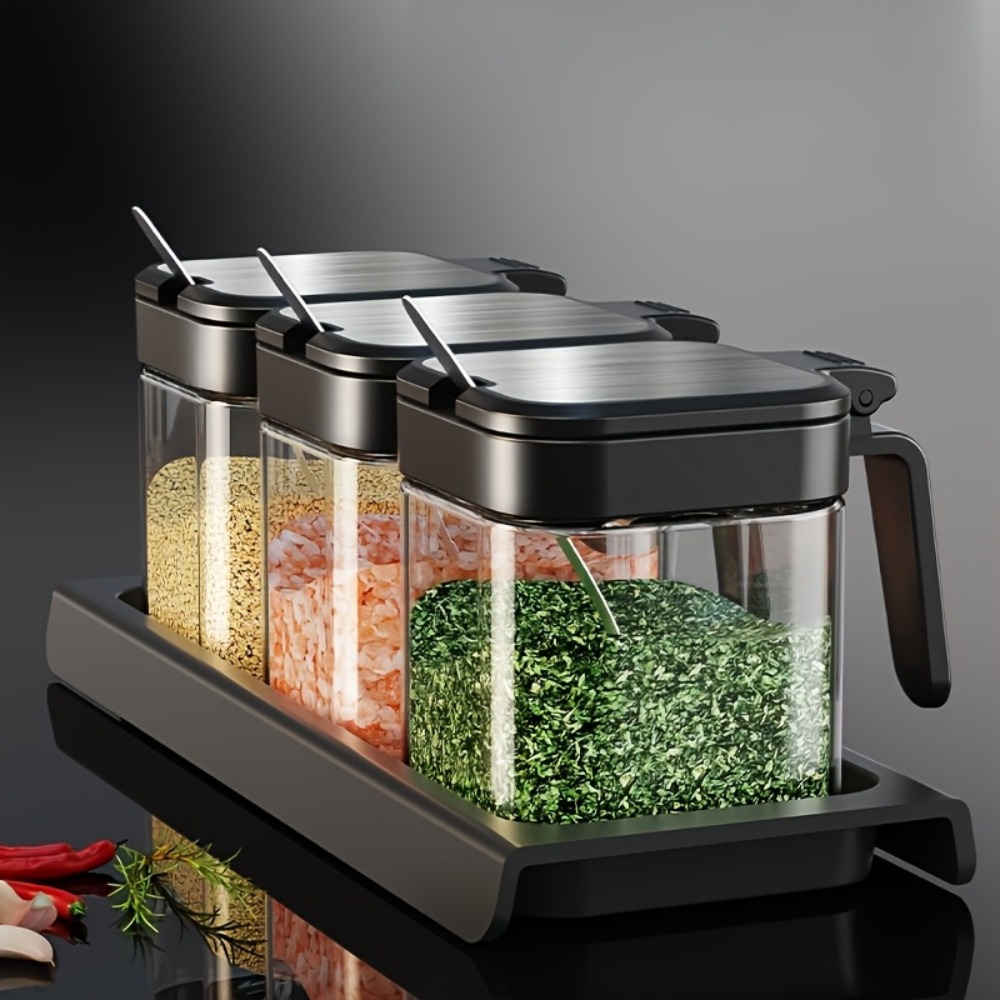 3 шт. стеклянные банки для спе – обзор и цена Korean Kitchen Gadgets