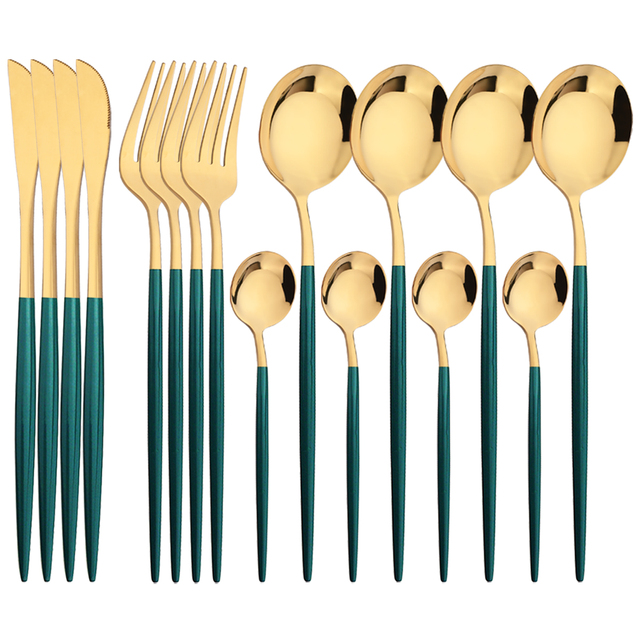 16 шт., зеленое золото, набор  – обзор и цена Kitchen Gadgets Green